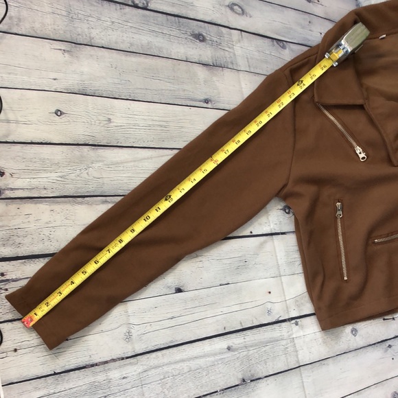 🔥Bellelilly Zipper Turn Down Collar Jacket - Picture 8 of 9